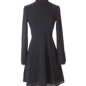 H&M polka dot navy size 4 long sleeves